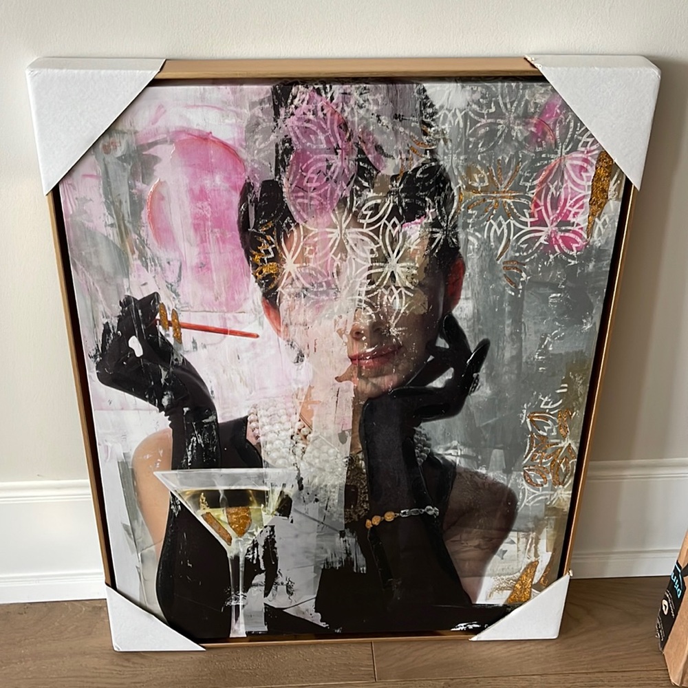 Audrey Hepburn Canvas Art 22x28